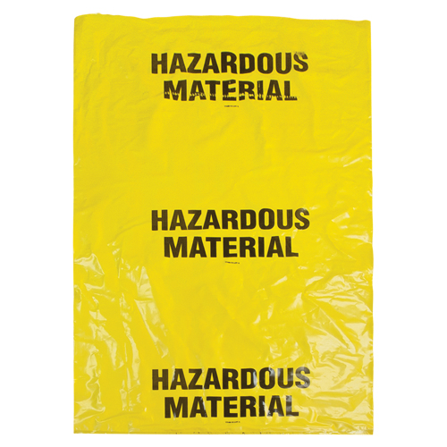 Hazardous Waste Bags, Infectious Waste, 60" L x 36" W, 208.2 L (55 Gal.) Capacity Equipment World