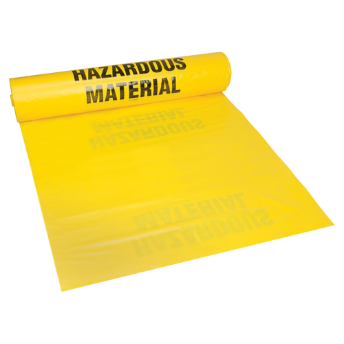 Hazardous Waste Bags, Infectious Waste, 60" L x 36" W, 208.2 L (55 Gal.) Capacity Equipment World