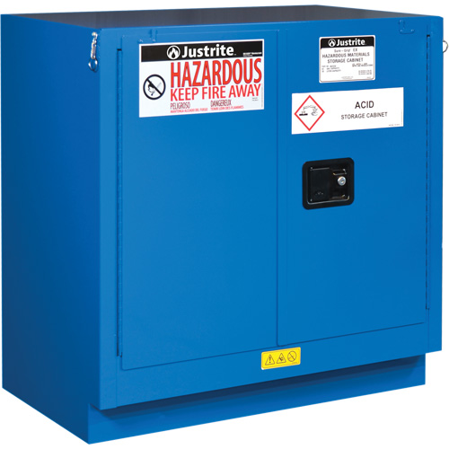 Sure-Grip&reg; Ex Hazardous Material Undercounter Safety Cabinets, 22 gal., 35" x 35" x 22" Equipment World