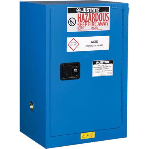 ChemCor&reg; Lined Hazardous Material Compac Safety Cabinets, 12 gal., 23.25" x 35" x 18" Equipment World