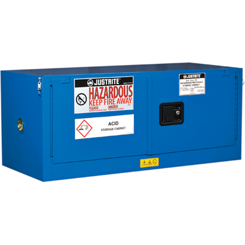 ChemCor&reg; Lined Hazardous Material Piggyback Safety Cabinets, 12 gal., 43" x 18" x 18" Equipment World