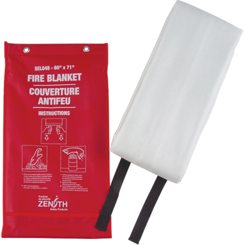 Fire Blanket, Fibreglass, 60"W x 71"L Equipment World