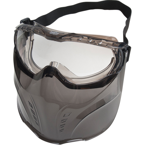 Lunettes &agrave; coques de s&eacute;curit&eacute; avec visi&egrave;re de s&eacute;rie Z2300, Lentille Transparent, Antibu&eacute;e, Ventilation Indirecte Equipment World