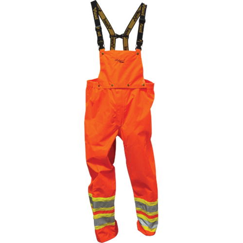 Safety Rainwear, Large, Polyester/PVC, Orange Equipment World