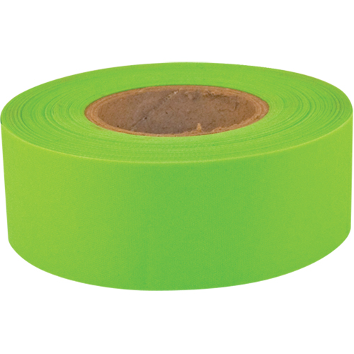 Sub-Zero Flagging Tape, 1.2" W x 150' L, Fluorescent Lime Equipment World