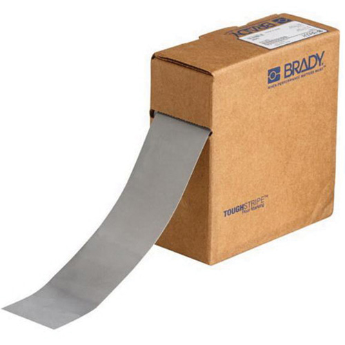 ToughStripe&reg; Floor Marking Tape, 2" x 100', Polyester, Grey Equipment World