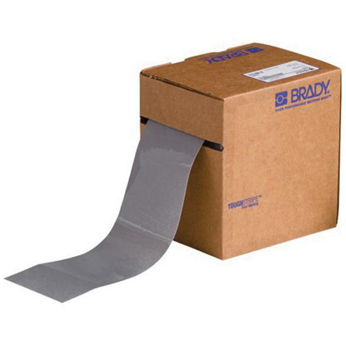 ToughStripe&reg; Floor Marking Tape, 3" x 100', Polyester, Grey Equipment World