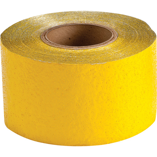 Temporary Pavement Marking Tape, 4" x 150', Retro Reflective, Yellow Equipment World