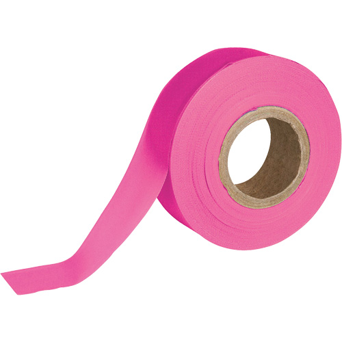 Flagging Tape, 1.188" W x 150' L, Fluorescent Pink Equipment World