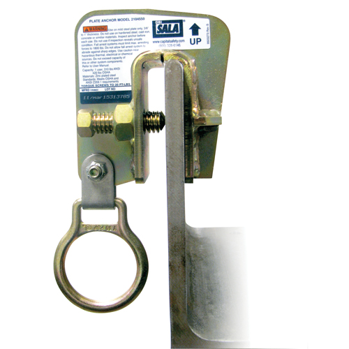 DBI-SALA&reg; Steel Plate Anchor, Bolt-On, Temporary Use Equipment World