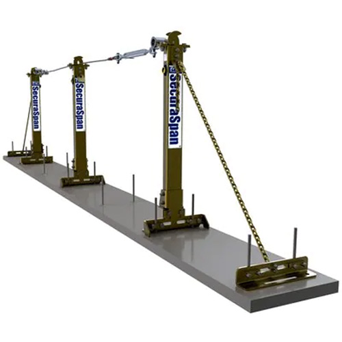 SecuraSpan Loop Rebar Horizontal Lifeline System Equipment World