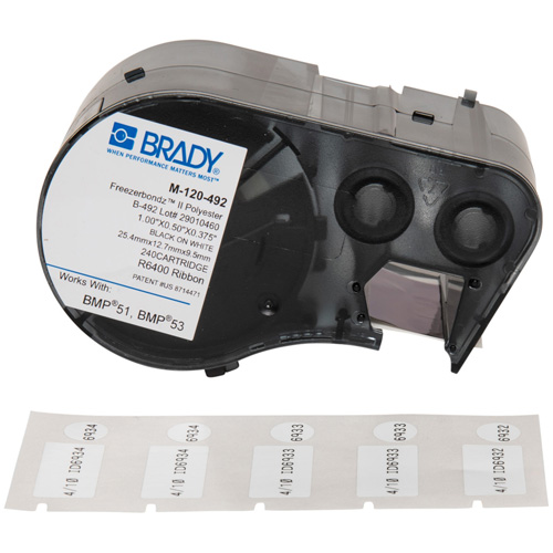 Low Temperature Label Maker Cartridge, Black Equipment World