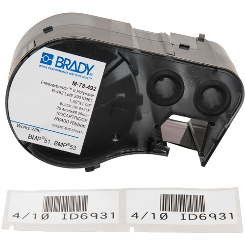 Low Temperature Label Maker Cartridge, Black Equipment World
