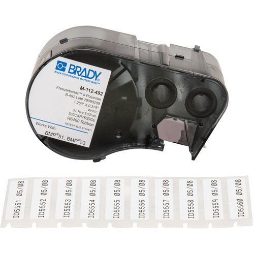 Low Temperature Label Maker Cartridge, Black Equipment World
