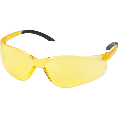 Z2400 Series Safety Glasses, Amber Lens, Anti-Scratch, ANSI Z87+/Meets/Exceeds CSA Z94.3 Equipment World