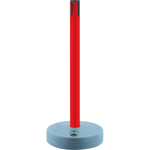 Outdoor TensaBarrier&reg; - Receiver Posts, 37" High, Red Equipment World