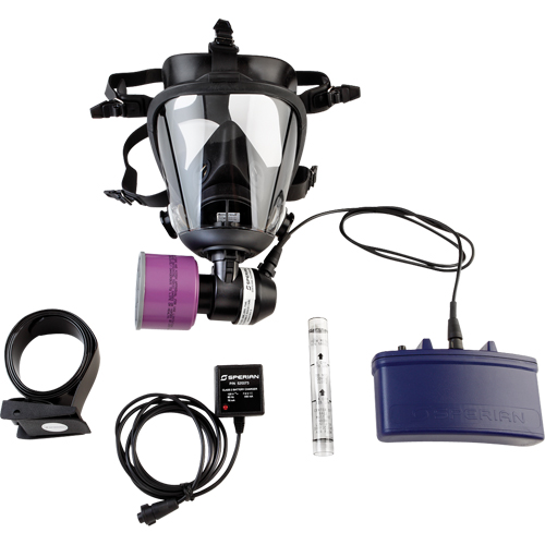 PR500 Series Face Mount PAPR, Facepiece Respirator, NiCd Battery Equipment World