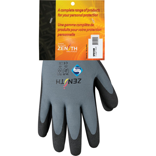 ZX-30° Premium Coated Gloves, 10/X-Large, PVC Coating, 15 Gauge, Nylon Shell Equipment World