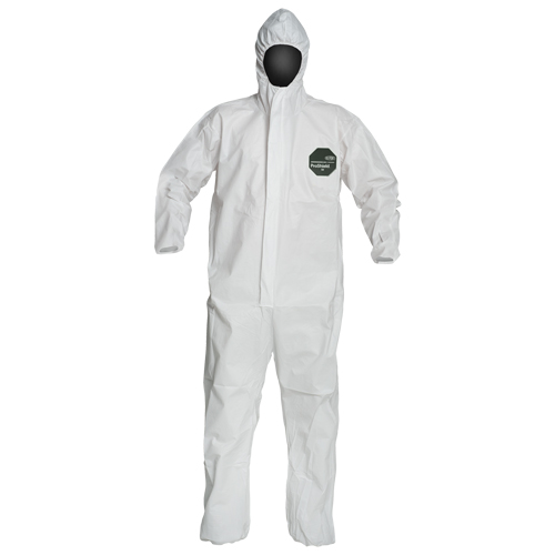 ProShield&reg; 50 Coveralls, Small, White, Microporous Equipment World