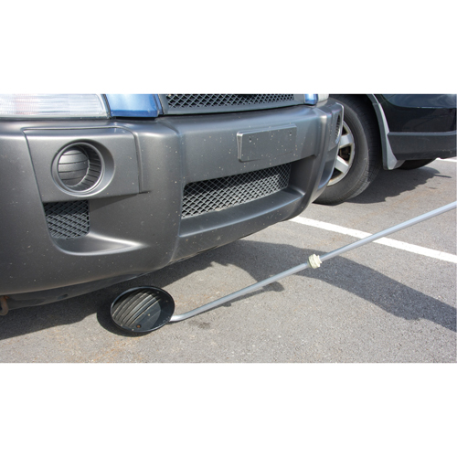 Inspection Mirror, 8.5" dia., Round, 47" Handle Equipment World