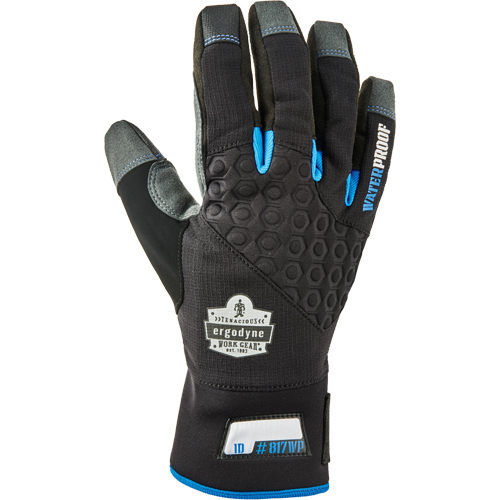 ProFlex&reg; Reinforced Thermal Waterproof Utility Gloves, Suede Palm, Size Small Equipment World
