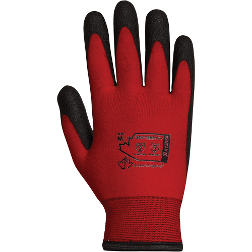 Dexterity&reg; Winter-Lined Gloves, 9/Large, PVC Coating, 15 Gauge, Nylon Shell Equipment World