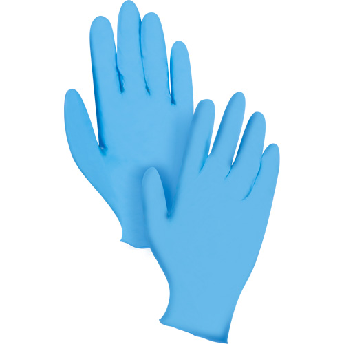 KeepKleen&reg; Disposable Gloves, X-Large, Nitrile, 8-mil, Powder-Free, Blue Equipment World