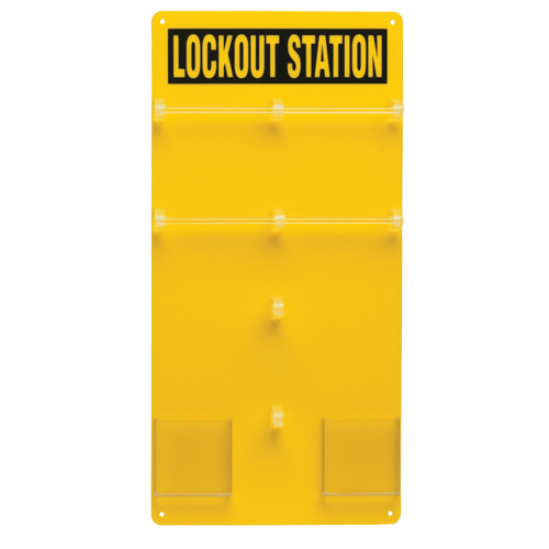 Lockout Board, 24 Padlock Capacity, Padlocks Not Included Equipment World