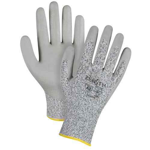 Seamless Stretch Cut-Resistant Gloves, Size Medium/8, 13 Gauge, Foam Nitrile Coated, HPPE Shell, ANSI/ISEA 105 Level 2/EN 388 Level 3 Equipment World