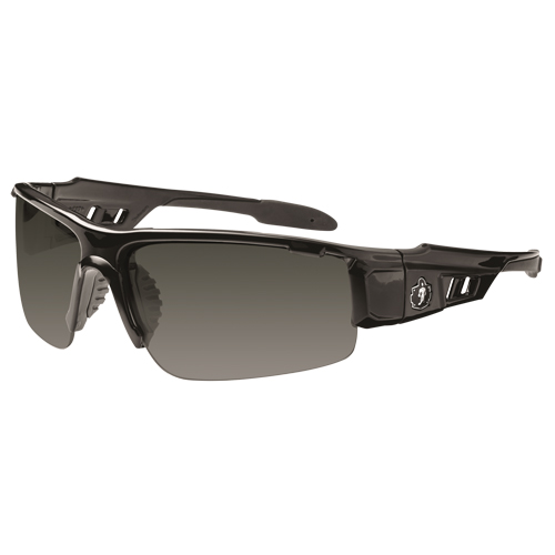 Skullerz&reg; Dagr Safety Glasses, Grey/Smoke Lens, Anti-Scratch, ANSI Z87+/Meets/Exceeds CSA Z94.3 Equipment World