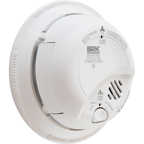 Ionization Smoke & Carbon Monoxide Combination Alarm, Battery Operated/Hardwired Equipment World