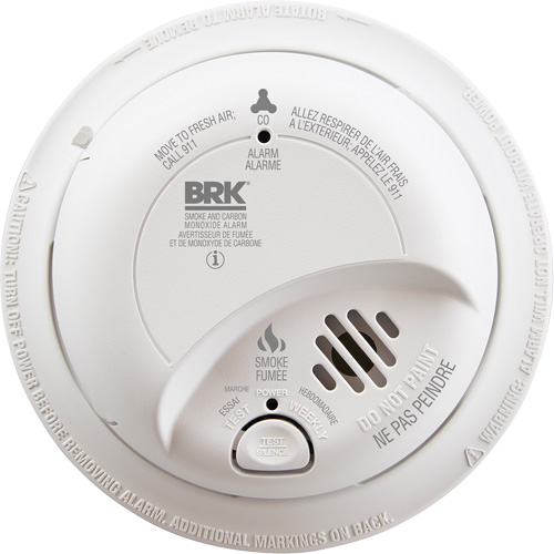 Ionization Smoke & Carbon Monoxide Combination Alarm, Battery Operated/Hardwired Equipment World