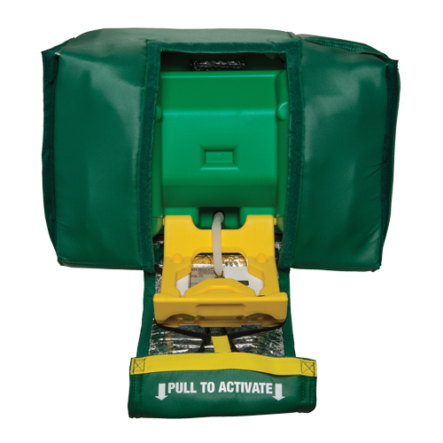 Tempered Portable Eyewash, Gravity-Fed, 9 gal. Capacity, Meets ANSI Z358.1 Equipment World