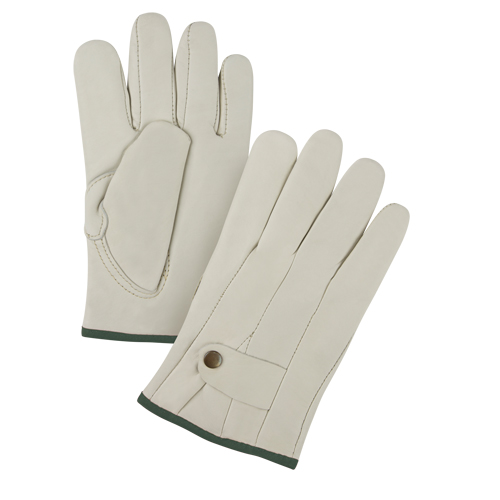 Premium Ropers Gloves, Medium, Grain Cowhide Palm Equipment World