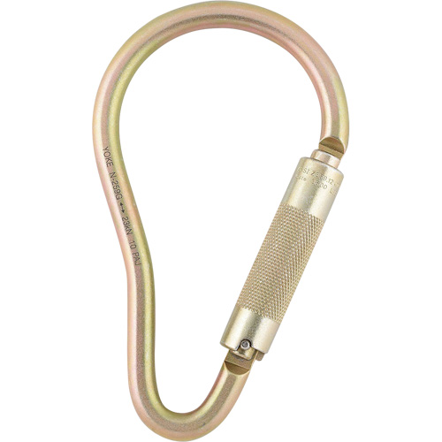 Dynamic Alloy Steel Auto-twist Lock Carabiner, Temporary Use Equipment World