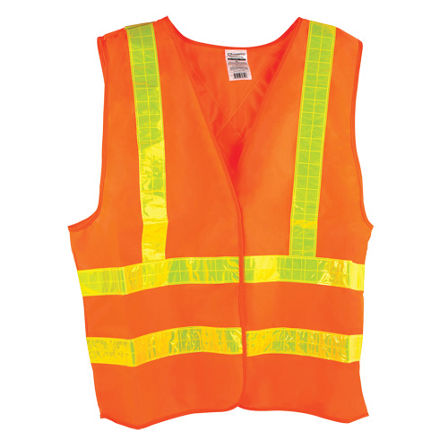Dynamic Traffic Vest, High Visibility Orange, Medium, Polyester Equipment World