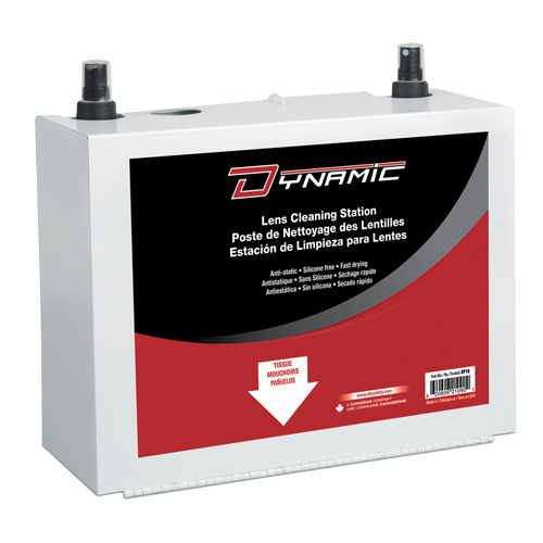 Dynamic Lens Cleaning Station, Metal, 8" L x 5" D x 6" H Equipment World