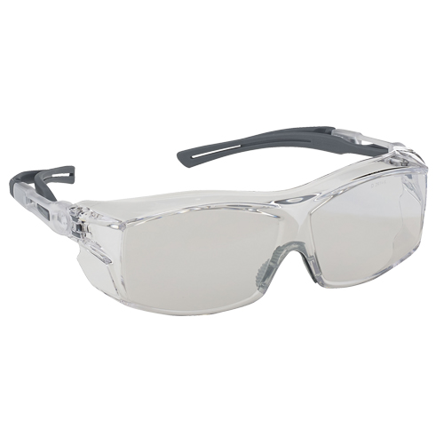 Lunettes de s&eacute;curit&eacute; s&eacute;rie Extra OTG Dynamic, Lentille Miroir int&eacute;rieur/ext&eacute;rieur, Antibu&eacute;e/Anti-&eacute;gratignures, ANSI Z87+/R&eacute;pond ou surpasse la norme CSA Z94.3 Equipment World
