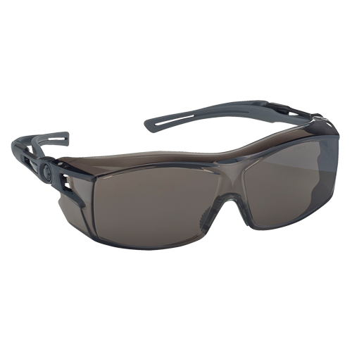 Lunettes de s&eacute;curit&eacute; s&eacute;rie Extra OTG Dynamic, Lentille Fum&eacute;e, Antibu&eacute;e/Anti-&eacute;gratignures, ANSI Z87+/R&eacute;pond ou surpasse la norme CSA Z94.3 Equipment World