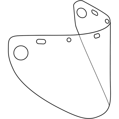 Dynamic Formed Faceshield, Copolyester/PETG, Clear Tint Equipment World