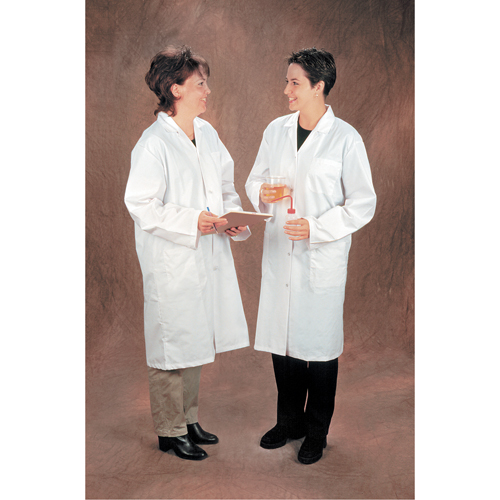 Lab Coats, Poly-Cotton, Small, White Equipment World