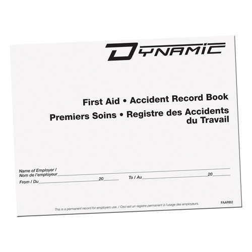 Dynamic Accident Record Book Equipment World