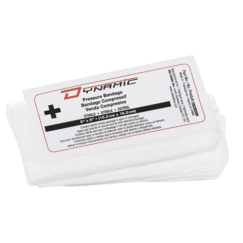 Dynamic Compress Bandage, 6" L x 6" W Equipment World