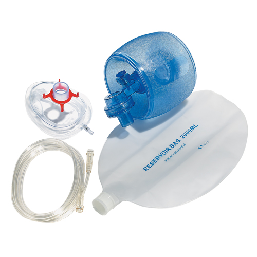Dynamic Manual Resuscitator, Single Use Faceshield, Class 1 Equipment World