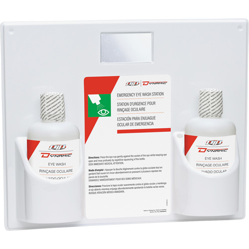 Douche oculaire avec solution isotonique Dynamic, Double Equipment World