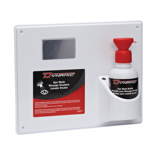 Dynamic Eyewash Station with Empty Bottles, Single Equipment World