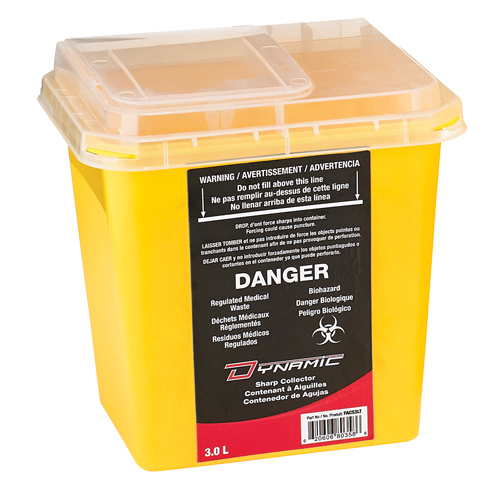 Dynamic Sharps&reg; Container, 3 L Capacity Equipment World