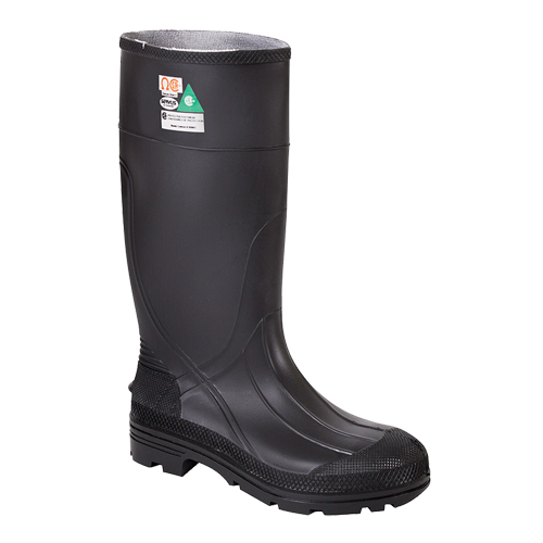 Bottes de s&eacute;curit&eacute; PRM II, PVC, Embout Acier, Pointure 7, Semelle R&eacute;sistant aux perforations Equipment World