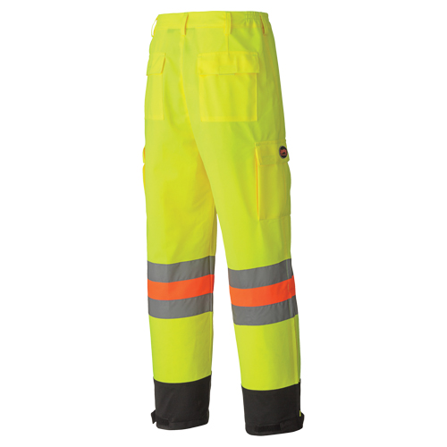 6009 Pantalon de s&eacute;curit&eacute; routi&egrave;re respirant, Polyester, T-petit, Jaune lime haute visibilit&eacute; Equipment World