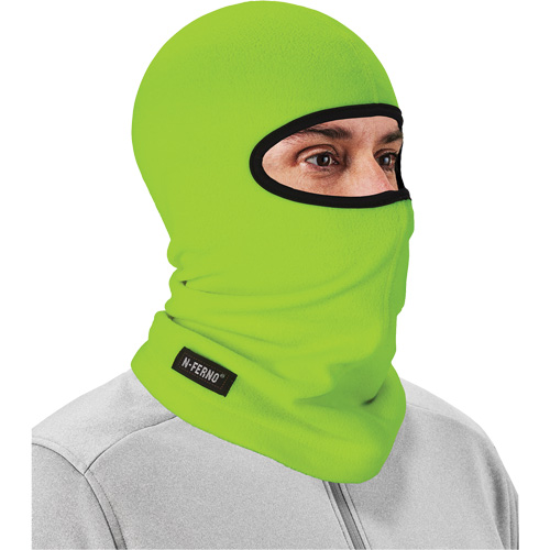 N-Ferno&reg; 6821 Balaclava, Fleece, High-Visibility Lime Green Equipment World